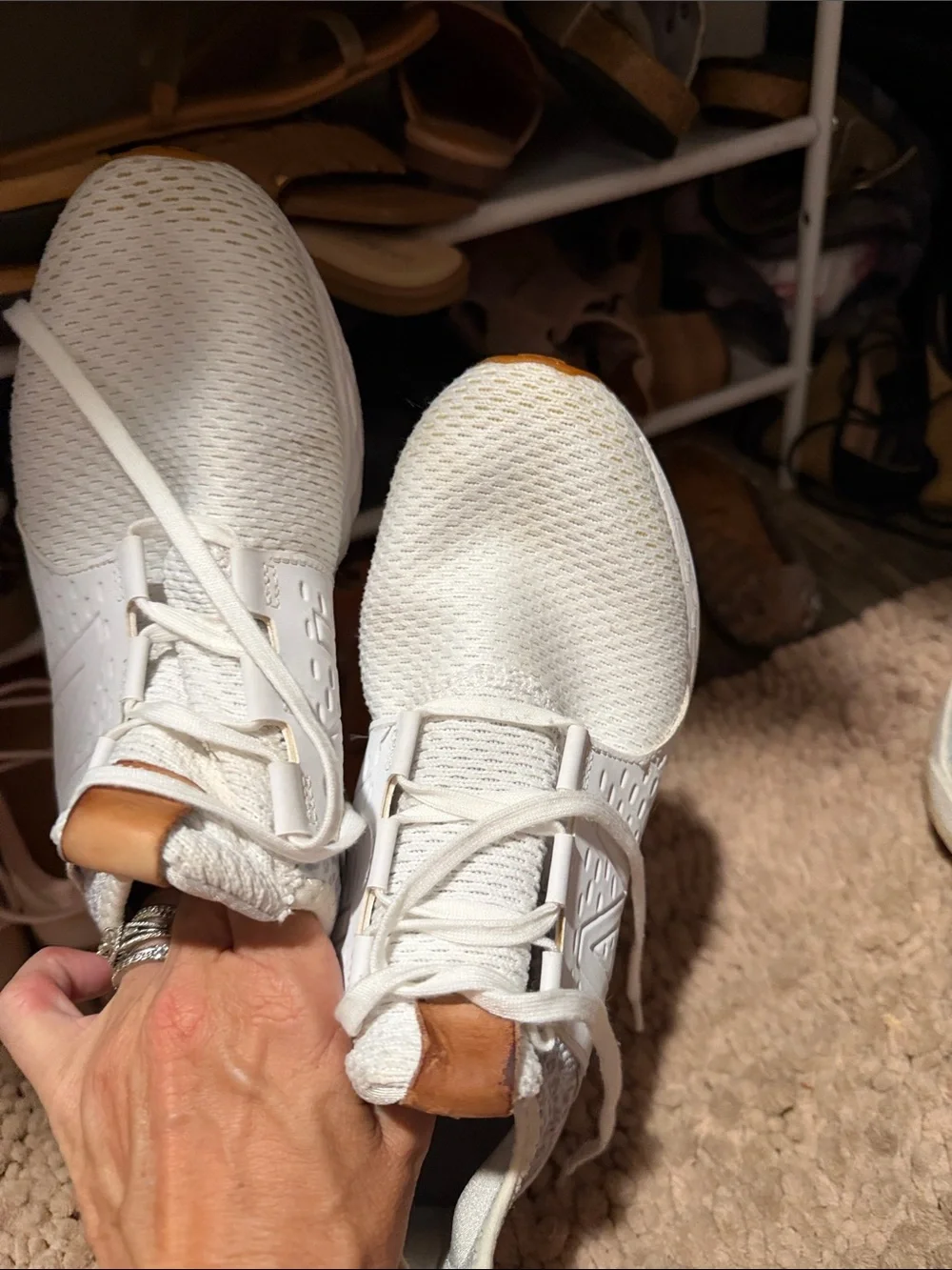 New Balance breathable white